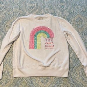 Abercrombie kids girls sweat shirt size 13/14